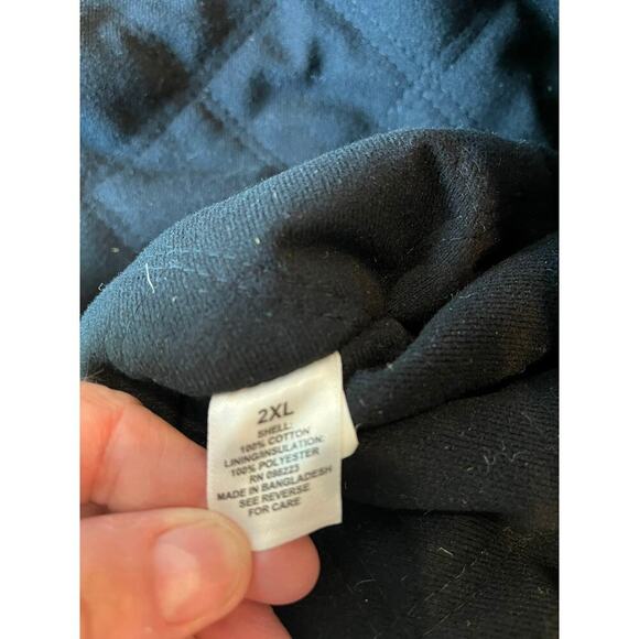 Brazos Workforce Canvas Insulated Barn Chore Coat Jacket Men 2XL Brown Flaws - Picture 11 of 15